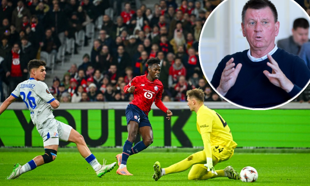 Lille - Dinamo / Marijan Vlak (u krugu)