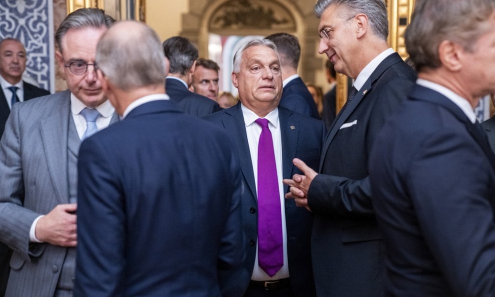 Andrej Plenković i Viktor Orban sastanku europskih čelnika u Kopenhagenu