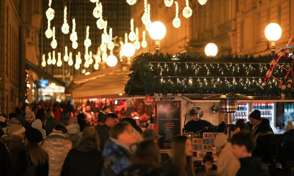 Advent u Zagrebu (ilustracija)