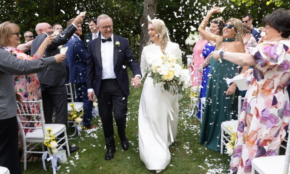 Anthony Albanese i Jodie Haydon