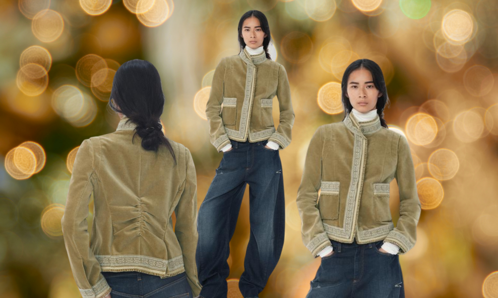 Zara: baršunasta jakna