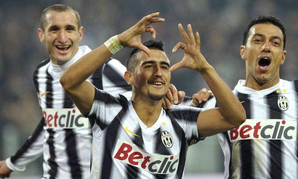 Arturo Vidal, Giorgio Chiellini i Fabio Quagliarella