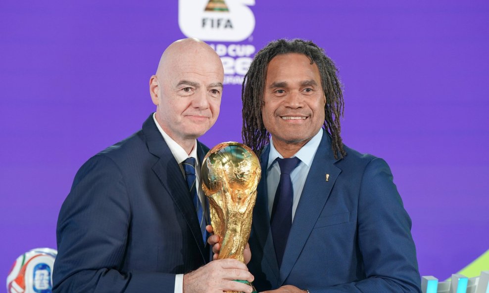 Gianni Infantino i Christian Karembeu