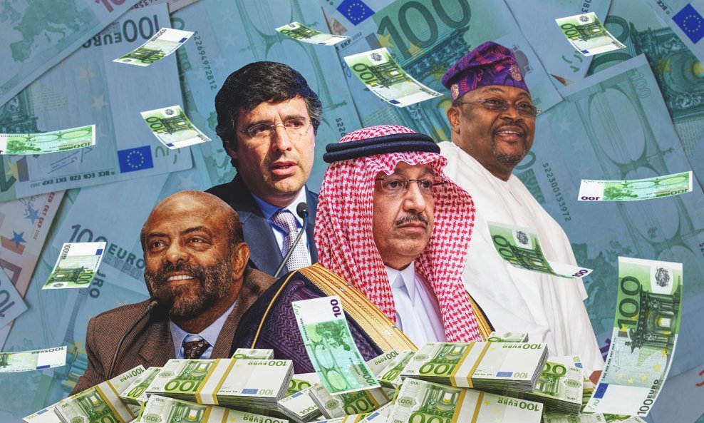 Shiv Nadar, André Esteves, Jusef Al Benian i Mike Adenuga