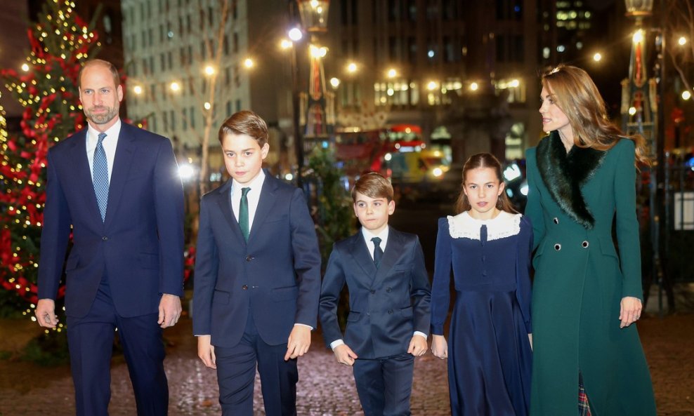 Princ William, princ George, princeza Charlotte i princ Louis, Kate Middleton