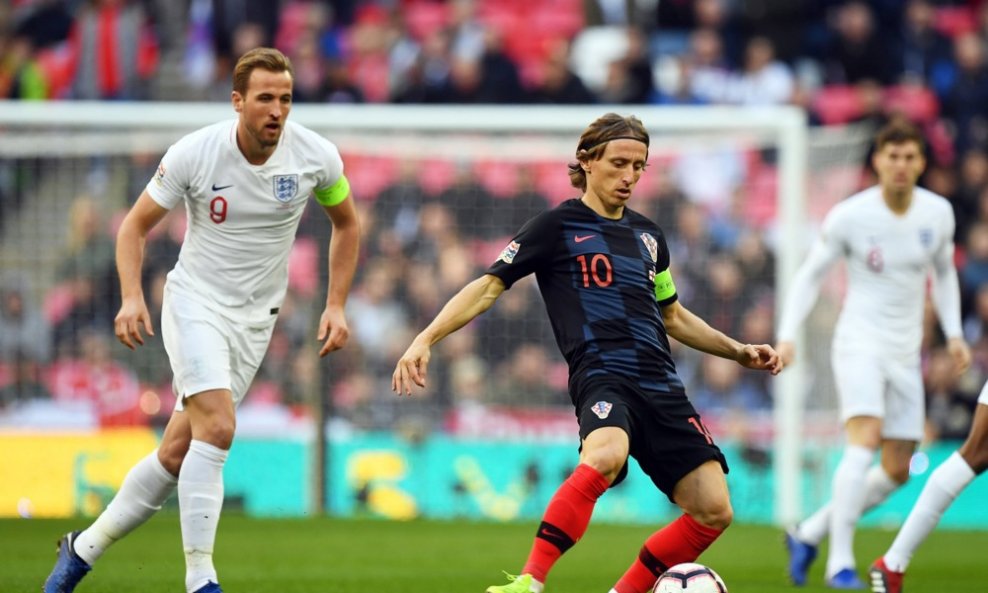 Luka Modrić Hrvatska i Harry Kane Engleska