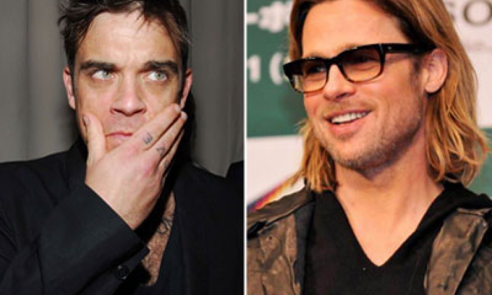 Robbie Williams Brad Pitt