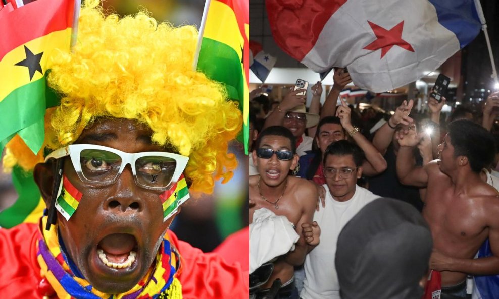 Navijači Gane i Paname (ilustracija)