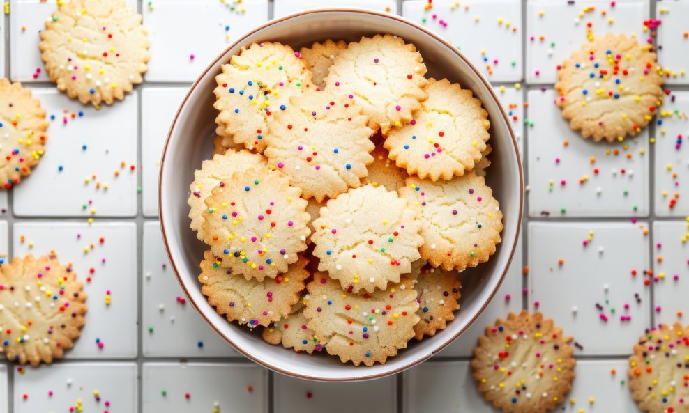 Samo tri sastojka – maslac, šećer i brašno – dovoljna su za neodoljive kekse od prhkog tijesta