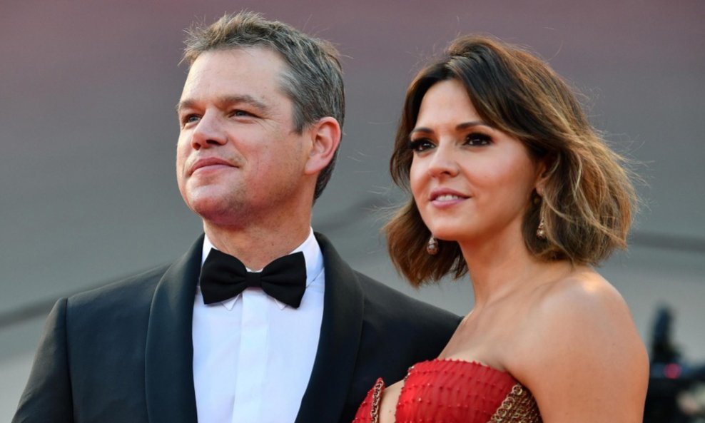 Matt Damon i Luciana Barroso