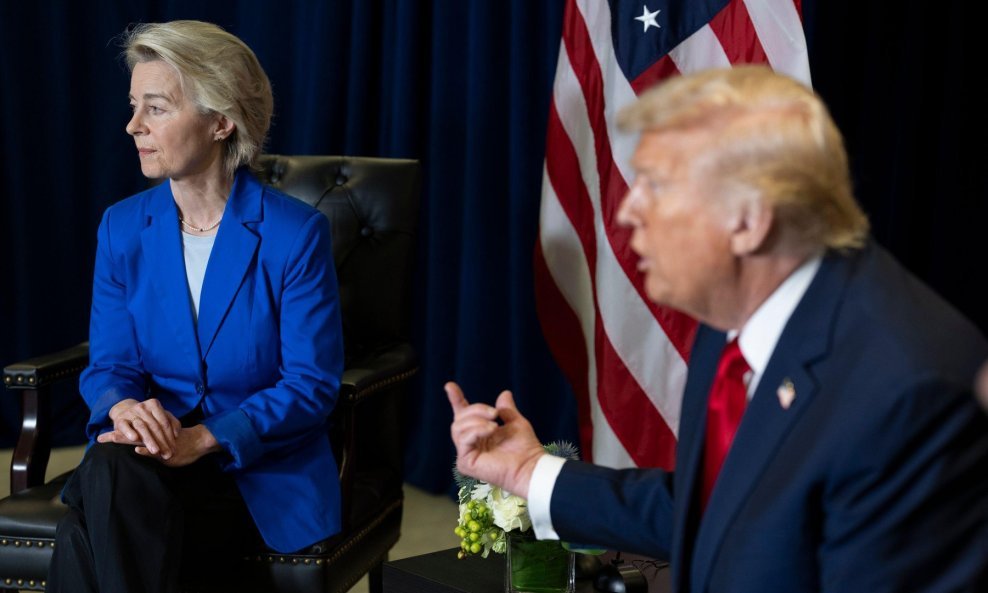 Ursula von der Leyen i Donald Trump