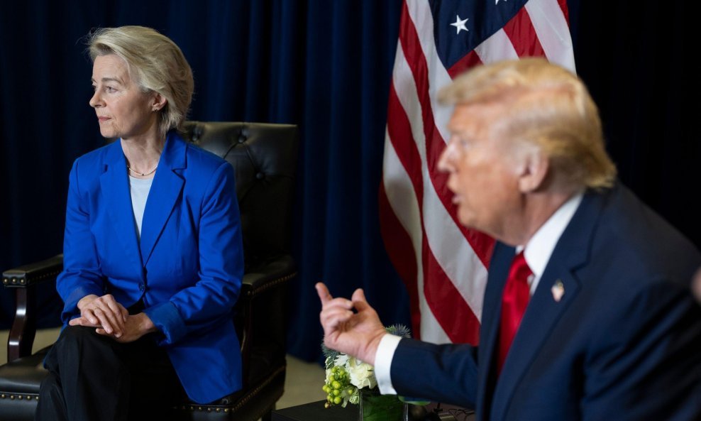 Ursula von der Leyen i Donald Trump