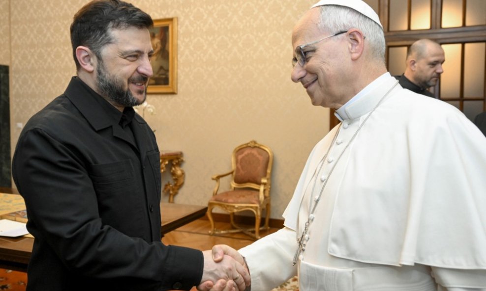 Zelenski se susreo s papom Lavom