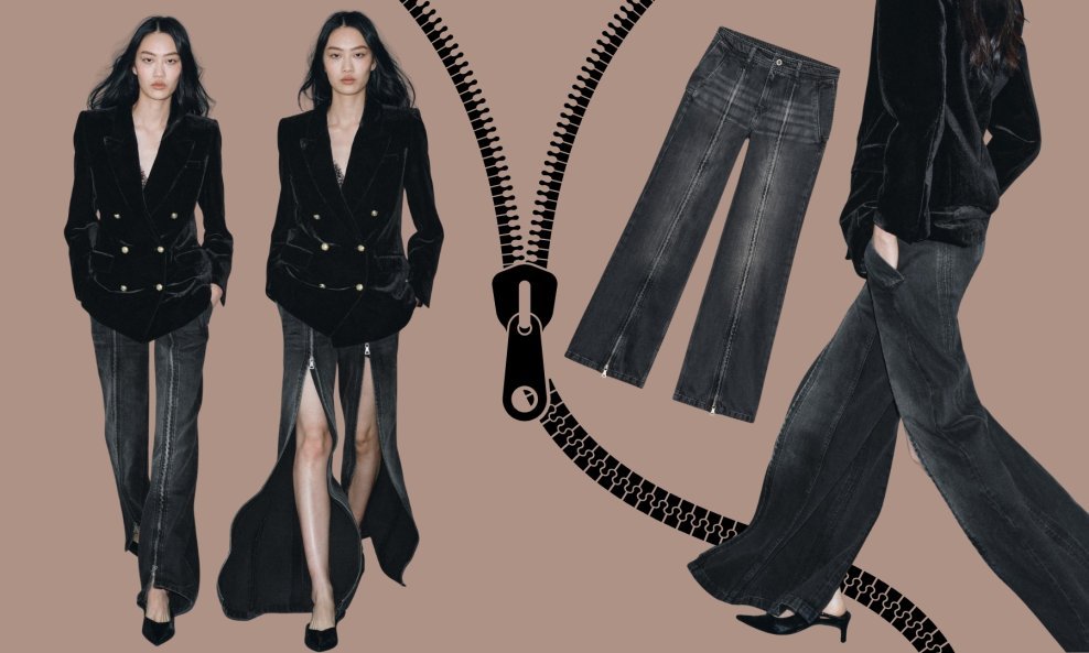 Zarine traperica sa patentnim zatvaračima