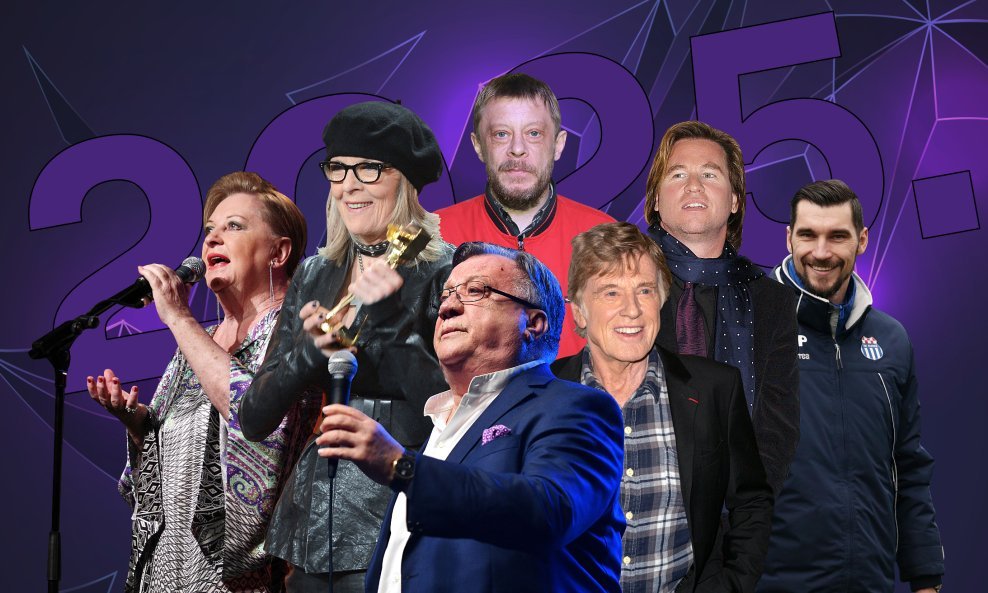 Gabi Novak, Diane Keaton, Matija Dedić, Halid Bešlić, Robert Redford, Val Kilmer i Nikola Pokrivač