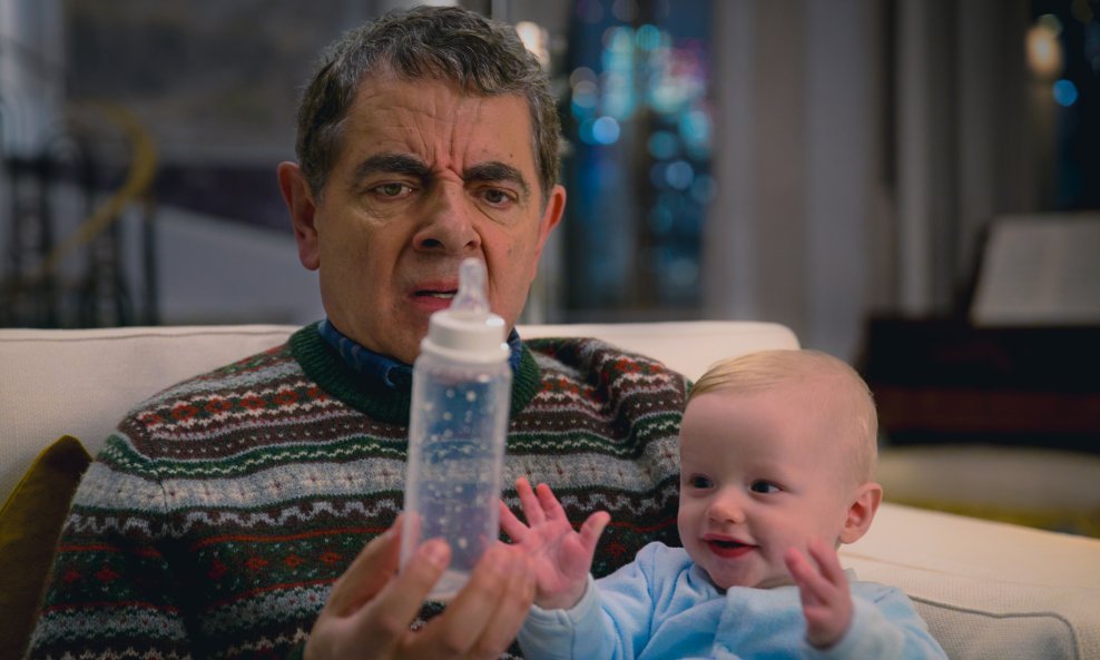 Rowan Atkinson u 'Man vs. Baby'