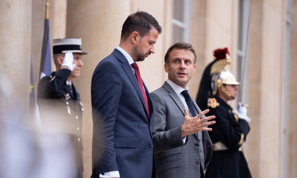 Jakov Milatović i Emmanuel Macron