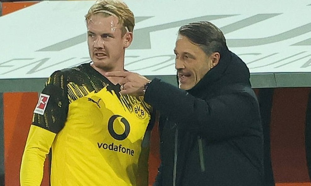 Julian Brandt i Niko Kovač Borussia Dortmund