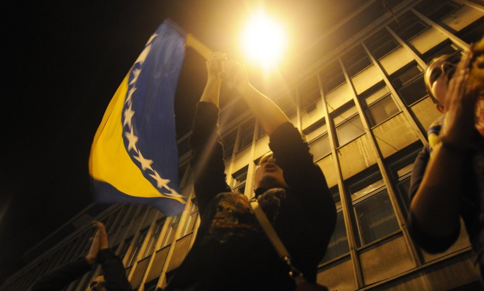 Sarajevo, navijači BiH 2009