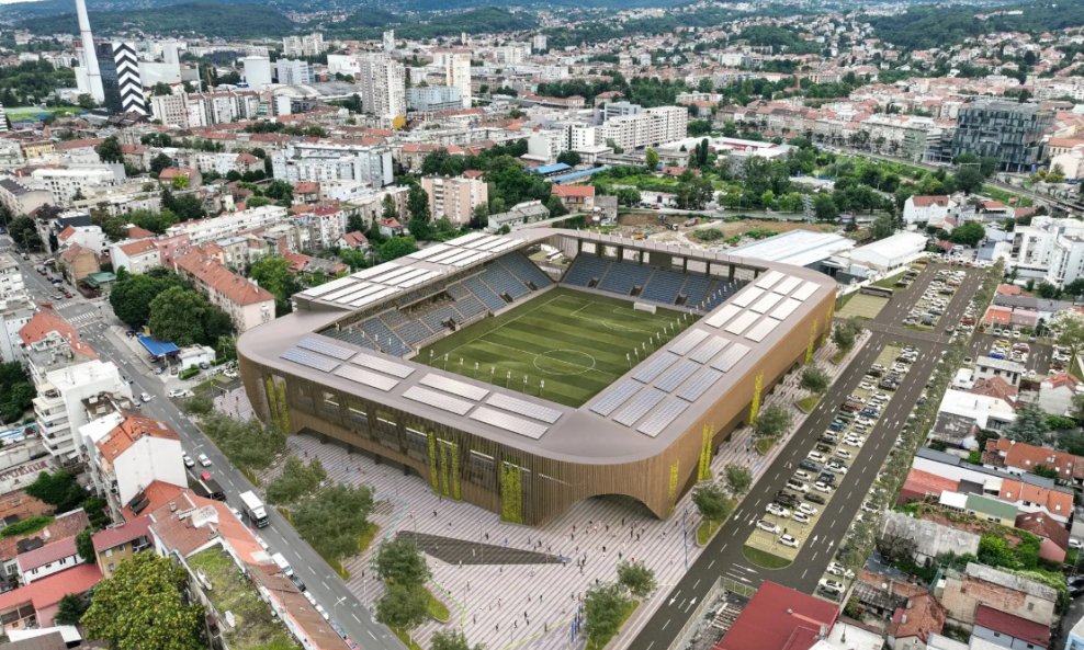 Budući stadion u Kranjčevićevoj