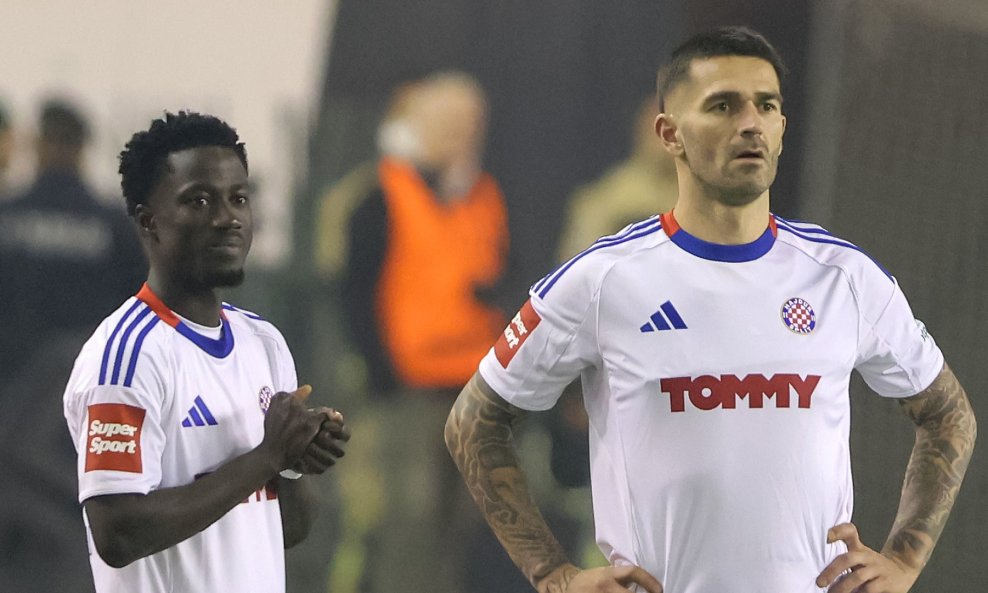 Abdoulie Sanyang Bamba i Marko Livaja NK Hajduk