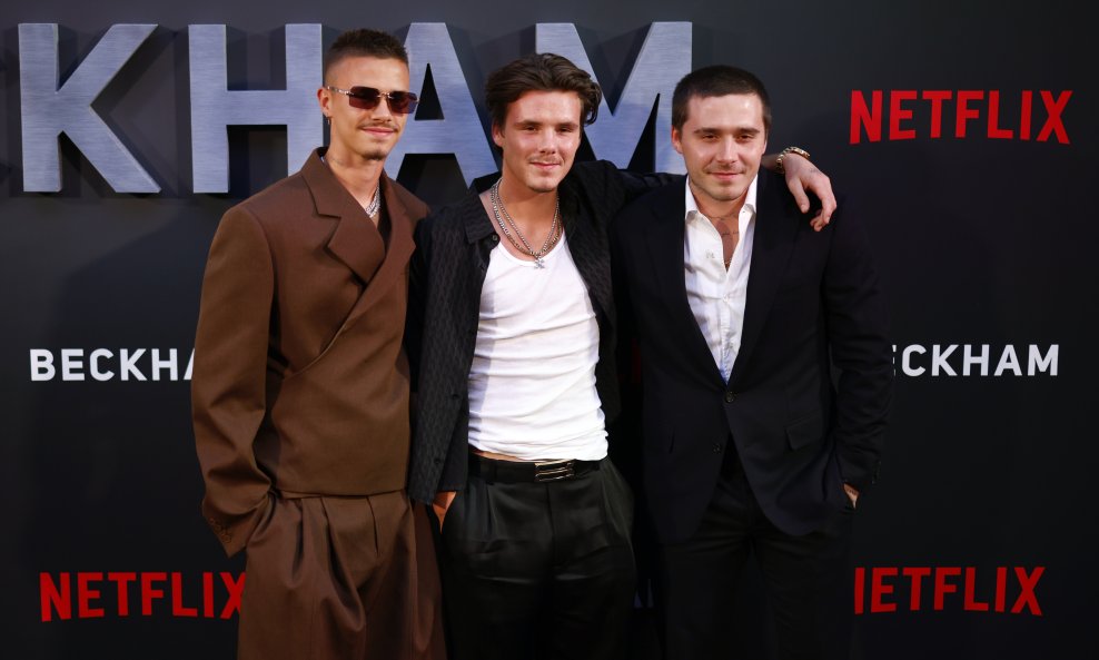 Romeo, Cruz i Brooklyn Beckham