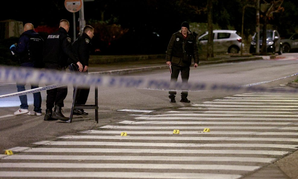 Policija, očevid nakon pucnjave na Trsatu