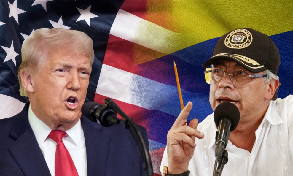Donald Trump i Gustavo Petro