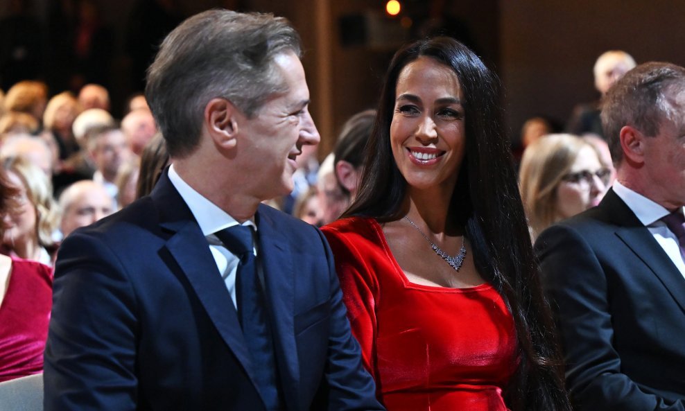 Robert Golob i Tina Gaber