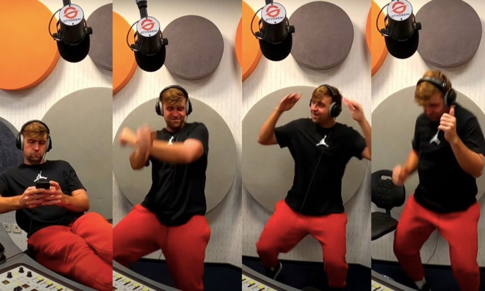 Dario Maradin u studiju Otvorenog radija