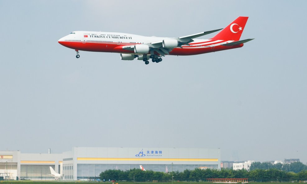 Jedan od zrakoplova turskog predsjednika Recepa Tayyipa Erdogana