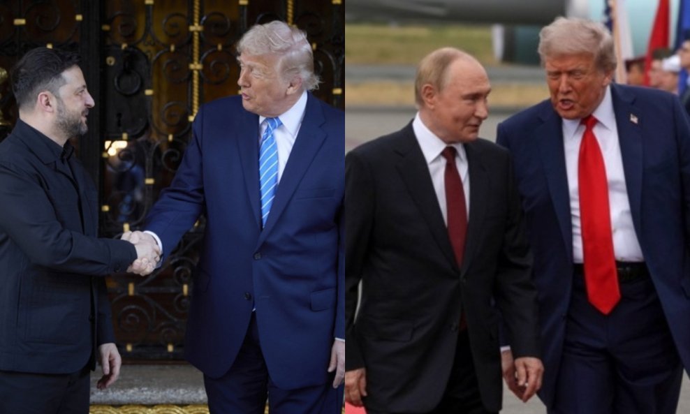 Trump s Putinom i Zelenskim