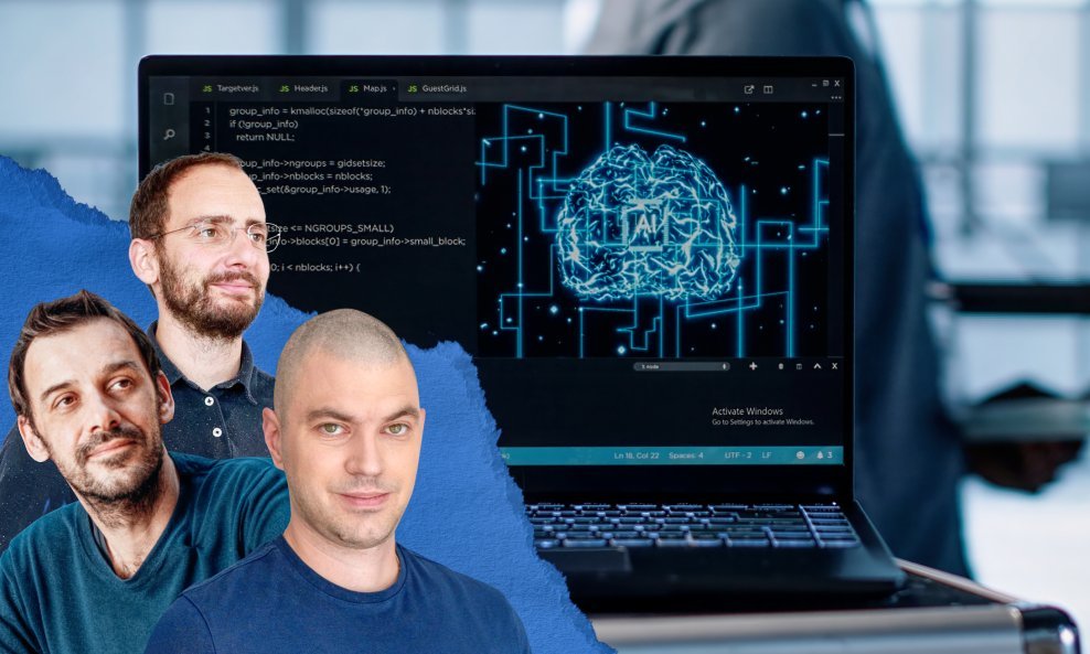 Silvio Kutić, Ive Botunac, Ervin Jagatić / AI