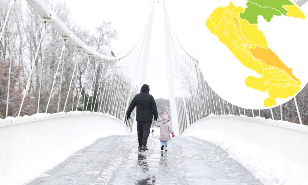 Zima stigla u Hrvatsku