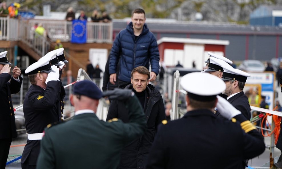 Emmanuel Macron na Grenland
