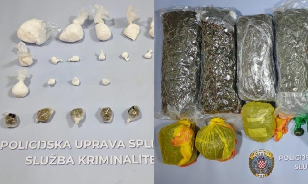 Splitska policija zaplijenila speed i marihuanu