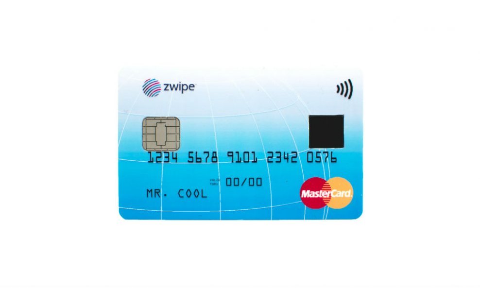 zwipe mastercard biometrijska kreditna kartica