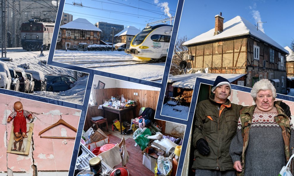 'Željezničarske kuće' između Magazinske i Ulice Vatroslava Jagića