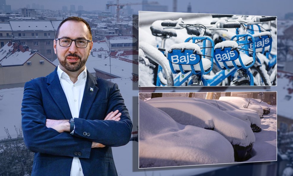 Tomislav Tomašević zapeo na 'bajsu u snijegu'