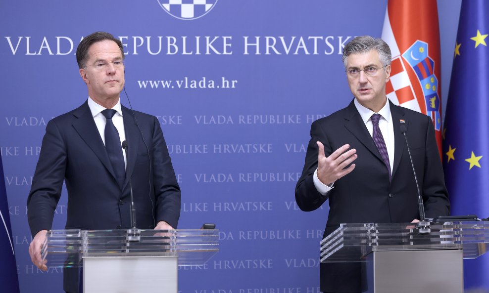 Mark Rutte i Andrej Plenković
