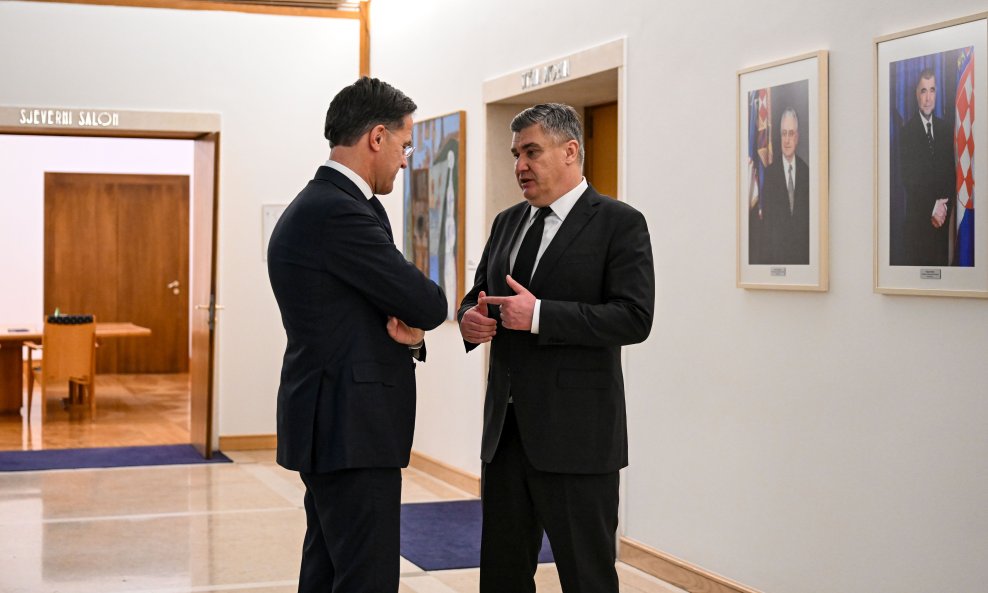 Mark Rutte i Zoran Milanović