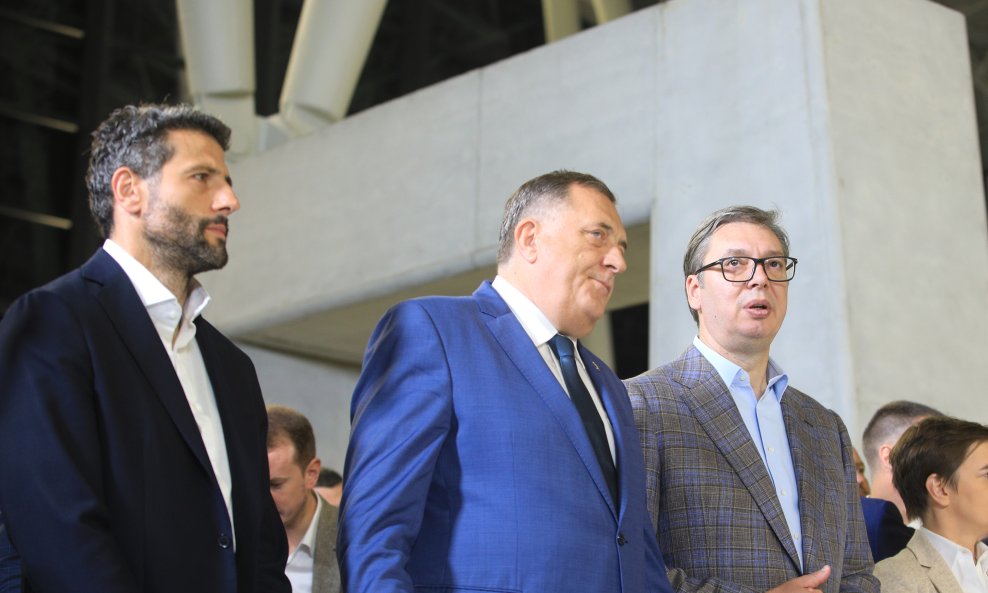 Šapić, Dodik i Vučić