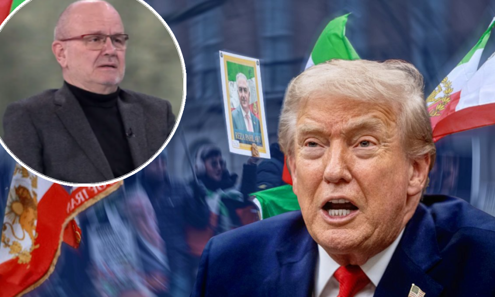 Ante Letica (u krugu), Donald Trump