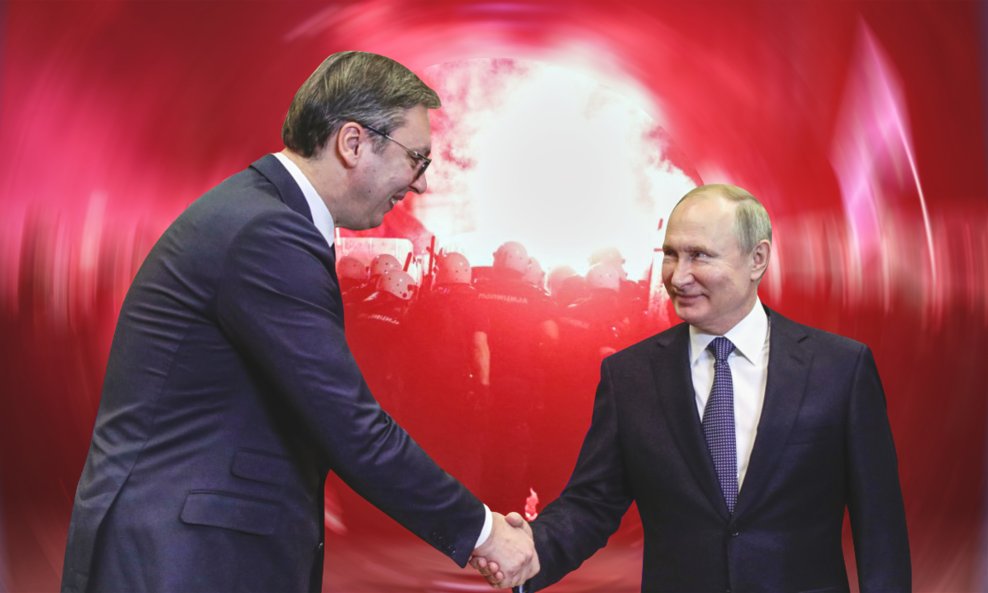 Aleksandar Vučić i Vladimir Putin