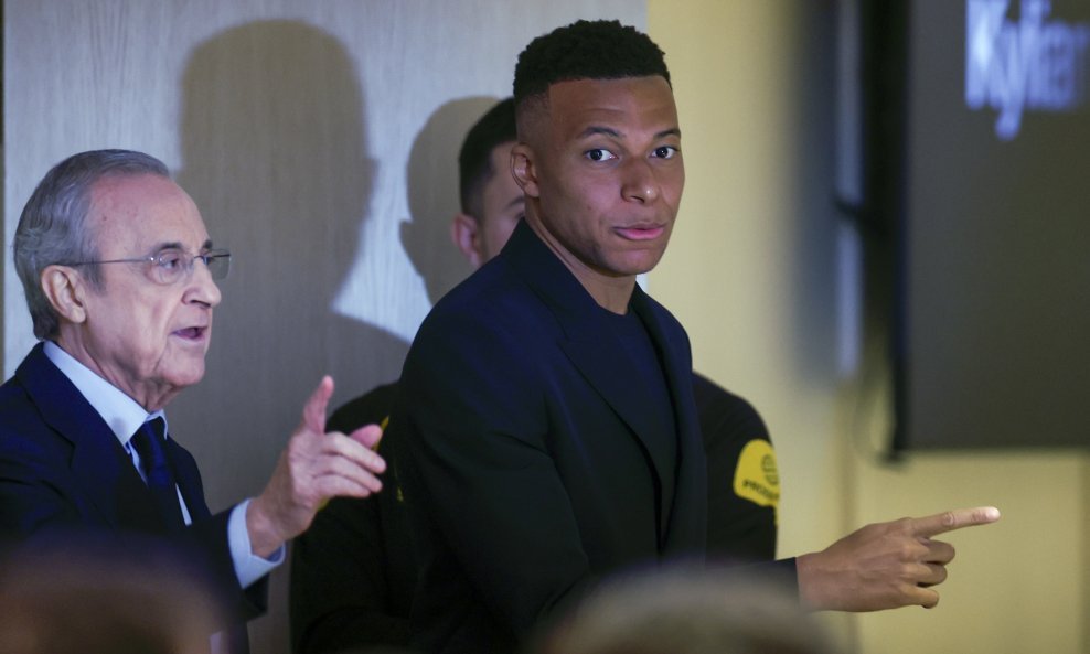 Florentino Perez i Kylian Mbappe