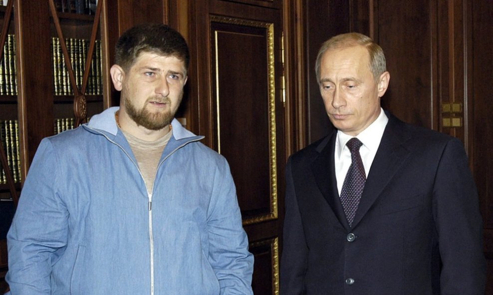 Ramzan Kadirov i Vladimir Putin