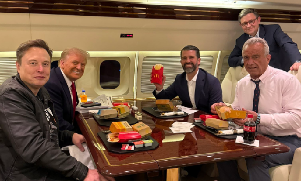 Donald Trump voli brzu hranu