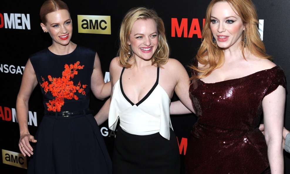 January Jones, Elizabeth Moss i Cristina Hendricks 