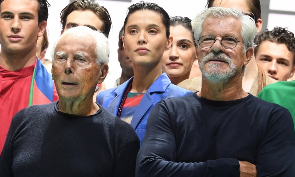 Giorgio Armani i Leo Dell'Orco