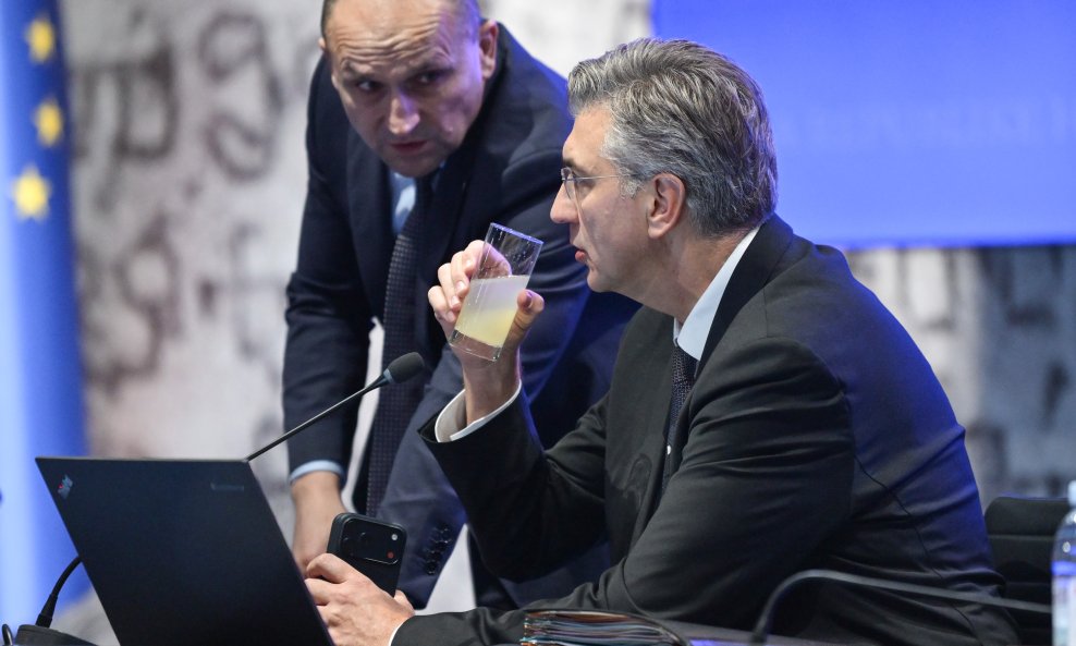 Ivan Anušić i Andrej Plenković